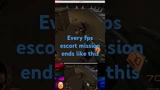 this is how every fps escort mission ends. #retrogaming #gaming #fps