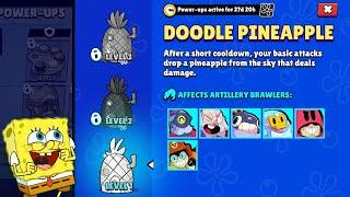 *NEW* Doodle Pineapple Power-Up Is OVERPOWERED In Brawl Stars Spongebob!