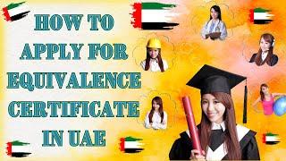 How to apply for an Equivalency certificate in the Ministry of Education UAE