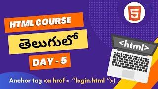 Anchor tag in html in Telugu |Anchor tag | Anchor tag attributes in html #html #csworldtelugu