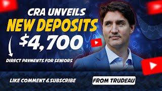 Important Announcement: CRA Unveils Huge $4700 Direct Payments for Canada Seniors