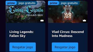 Jogos Grátis! Living Legends: Fallen Sky - Vlad Circus: Descend Into Madness - Prime Gaming Amazon