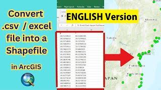 Convert a csv or excel file into a shapefile in ArcGIS