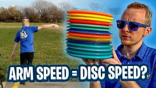 How much power do drivers need? Testing armspeed vs. disc speed! | Physics of Form ep. 7