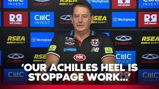 Ross Lyon opens up on St Kilda's biggest in-game issues  | Saints Press Conference | Fox Footy
