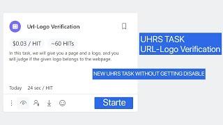 Url-Logo Verification $0.03 / HIT'S || New Uhrs task on clickworker UHRS JOBS without disable.