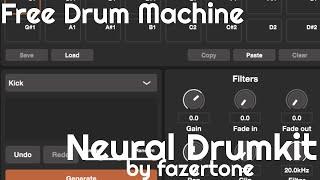 Free Drum Machine - Neural Drumkit Lite by Fazertone (No Talking)