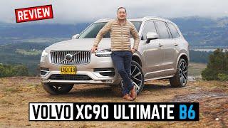 Volvo XC90 Ultimate B6  Híbrida, potente, lujosa y para 7 pasajeros  Review (4K)