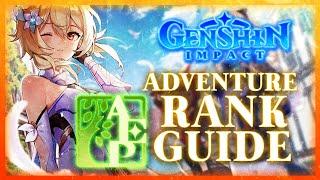 COMPLETE Adventure Rank Guide! | Genshin Impact (Guide)