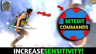 Set Edit App 95% Headshot Rate Commands | Set Edit Free Fire Headshot