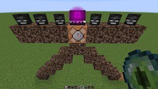 what if you create a WITHER STORM TITAN in MINECRAFT
