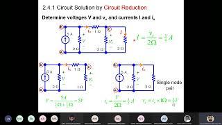 Circuit Solution by Circuit Reduction  -  Voltage and Current Dividers  June 16 2021