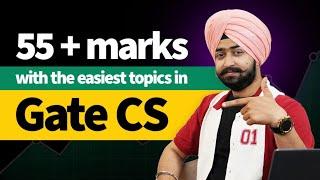 Get 55+ Marks Easily in GATE CS 2026 using this strategy