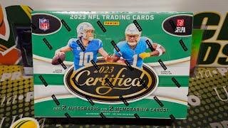 New Release! 2023 Certified Football Hobby Box Opening! 4 Hits per Box + Amazing Inserts! 