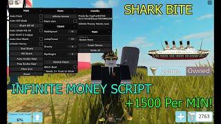 Infinite Shark Tooth AutoFarm Script Showcase | SharkBite Gui Script | Roblox