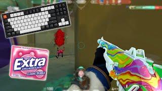 [ASMR] Valorant Gameplay and Gum Chewing (Whispering + Keyboard/Mouse Sounds)