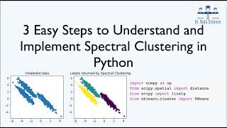 3 Easy Steps to Understand and Implement Spectral Clustering in Python