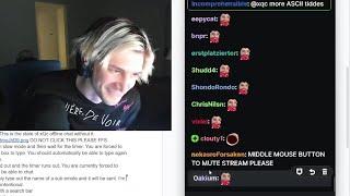 xQc Finds Out Non-Subs Can Type Sub Emotes...