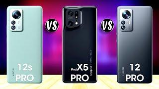 Xiaomi 12s Pro vs Xiaomi 12 Pro vs OPPO Find X5 Pro