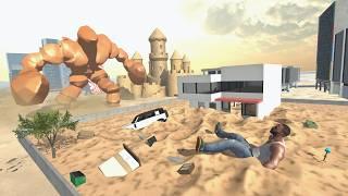 Franklin Survive Sandstorm in Indian Bike Driving 3D