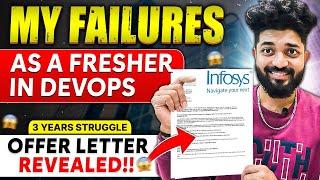 I accepted Infosys offer letter as a fresher||Failed to learn DevOps||My first offer letter revealed