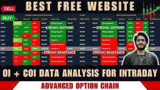 Advanced All-in-One Option Chain Tool for Intraday | Open Interest Analysis - Part 1