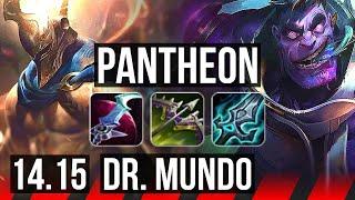 PANTHEON vs DR. MUNDO (TOP) | 9/0/5, Legendary | EUW Master | 14.15