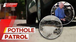 Motorists forced to 'memorise' potholes to avoid expensive car repairs  | A Current Affair