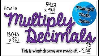 How to Multiply Decimals