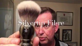 Muhle Silvertip Fibre Brush and R41 Safety Razor. Trying out the brush for the first time.