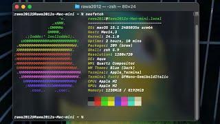 How to install Neofetch on Mac! (EASY 1 MIN METHOD)