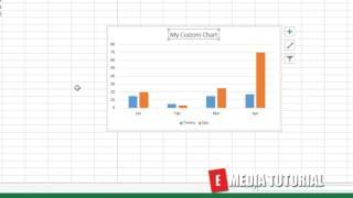 Microsoft Excel Visual Basic for Aplications  VBA  Tutorial 13    NewChart   E Media TUTORIAL