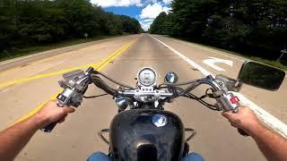 First ride on my new Honda Shadow 1100! Channel Update!