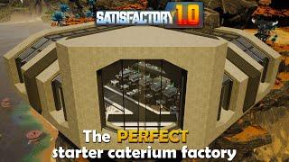 building A beautiful little Caterium factory - satisfactory 1.0