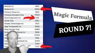 Magic Formula Investing Round 7! (LIVE PORTFOLIO UPDATE)