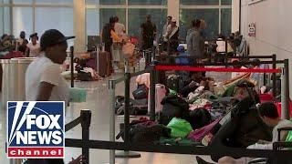 Migrants get boot from major airport