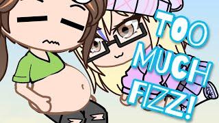 ️Bloating & Burps️ Too much fizz! | Gacha Life belly bloat | Animation test.