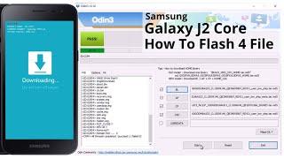 Samsung J2 Core ( SM-J260G ) How to flash in odin multy downloader | flash 4 file #ifsatech