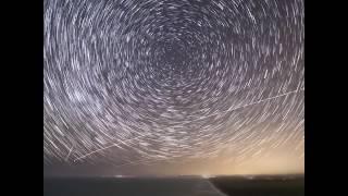 Wow - Incredible 4 hour star trail timelapse 10th April 2017