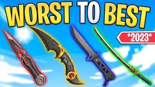 *2023* Ranking Every VALORANT KNIFE From Worst to Best (Melee)