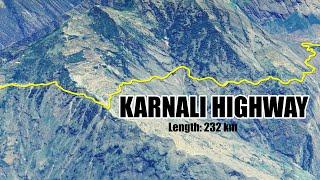 कर्णाली राजमार्ग Karnali Highway Nepal from Surkhet to Jumla  virtual journey