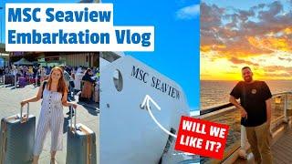 MSC Seaview Embarkation Day - Setting Sail From Barcelona & 1st Impressions Of The Ship