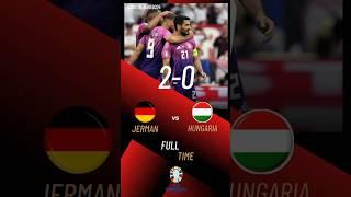  HASIL PERTANDINGAN JERMAN VS HUNGARIA (2-0) | UEFA EURO 2024 JERMAN #football #shotrs #euro2024