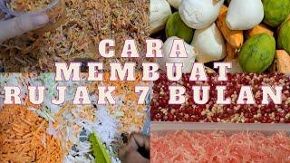 tutorial membuat rujak 7 bulanan ala kampung