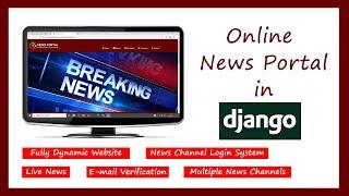 Online News Portal in Django | Python/Django Project