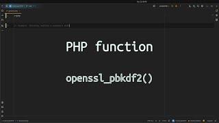 How can I securely hash passwords in PHP? Unlock Secure Passwords How to Use openssl_pbkdf2() in