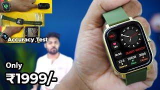 Crossbeats Ignite LYT 1.69" Smartwatch Unboxing Review + All accuracy Test SPO2 HR BP