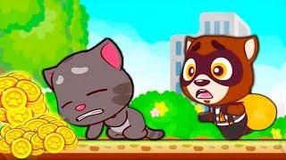 ГОВОРЯЩИЙ ТОМ БЕГ ЗА СЛАДОСТЯМИ  ПОЛНОЕ ПРОХОЖДЕНИЕ Мультик игра   Talking Tom Candy Run