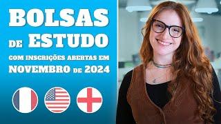 Bolsas de Estudo para Intercâmbio | Graduação, Pós, EUA, França e STEM para o Ensino Médio!