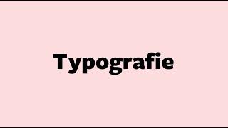 Was ist Typographie?